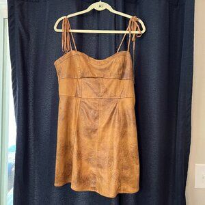 Free People Veronica Suede Mini Dress